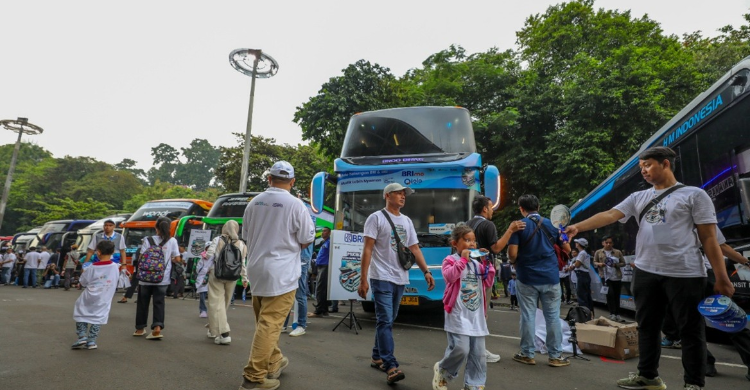 BRI Pastikan Mudik Nyaman dengan 175 Bus Gratis